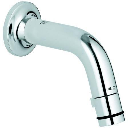 GROHE Universal Wandauslaufventil DN 15, Ausladung 106 mm, chrom – Wasserhahn mit Keramik-Oberteil