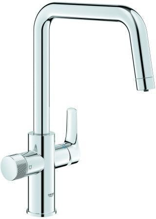GROHE Blue Pure Eurosmart Spültischbatterie mit Filterfunktion, U-Auslauf, Chrom