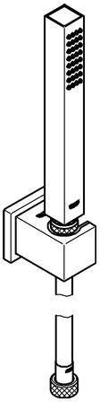 GROHE Euphoria Cube Stick Wandhalterset 1 Strahlart 8,2 l/min Chrom
