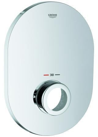 GROHE Rosette 47807 in Chrom – Passgenaue Abdeckung für Armaturen