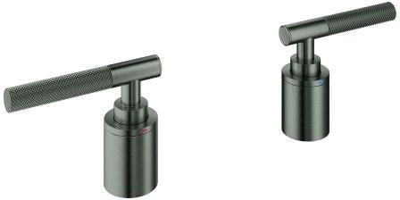 GROHE Atrio Private Collection Hebelgriffe mit Rändelstruktur in Chrom