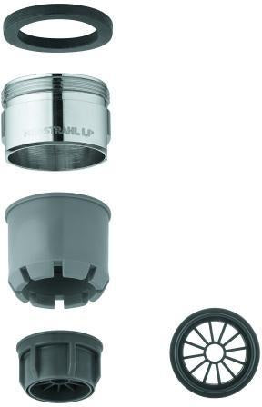 GROHE Strahlregler 46164 Außengewinde M 28 x 1 chrom – ohne Durchflussbegrenzung