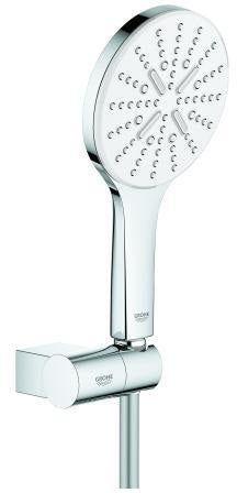 GROHE Rainshower SmartActive 130 Wandhalterset mit 3 Strahlarten, 8,5 l/min, chrom
