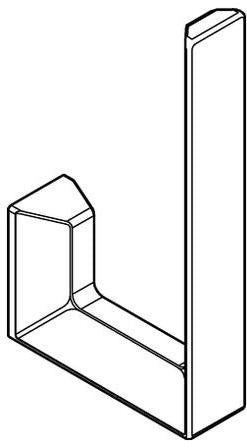 GROHE Reservepapierhalter Selection Cube 40784 Metall Wandmontage Chrom