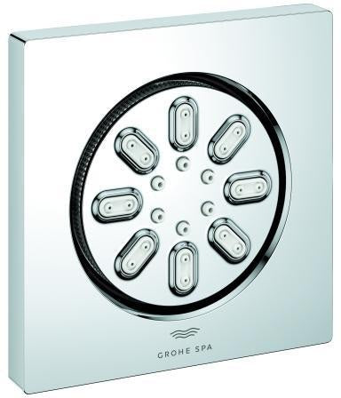 GROHE Rainshower Aqua Seitenbrause 26802 eckig 2 Strahlarten chrom 3,3 l/min