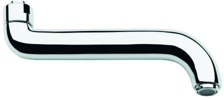 GROHE Auslauf 42132 für Europlus E Wandbatterie 192 mm chrom – S-Auslauf, drehbar