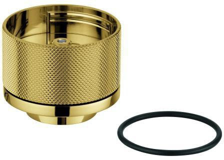 GROHE Armaturengriff 101299 in Chrom mit rot/blauer Temperaturanzeige