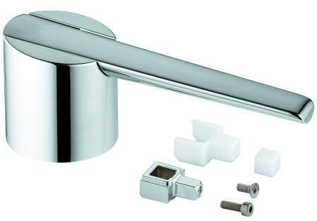 GROHE Hebel 48476 inkl. Kappe für 35 mm Kartusche – Chrom, LongLife Oberfläche