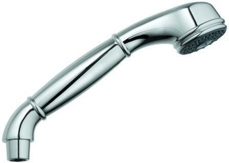 GROHE Handbrause 07633 für Sinfonia 27001 chrom – Antikalk, 1 Strahlart, 52 mm