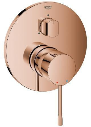 GROHE Essence Fertigmontageset 3-Wege-Umstellung cool sunrise gebürstet