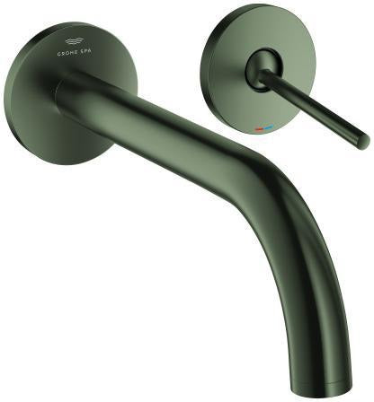 GROHE Atrio 2-Loch-Waschtischbatterie Wandmontage Fertigmontageset Ausladung 221 mm Chrom
