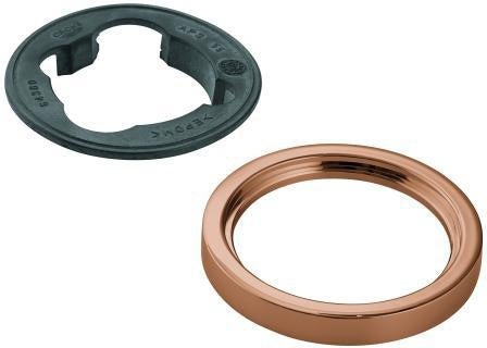 GROHE Rosette 48603 für Waschtischbatterien ohne Zugstange, rund, Chrom