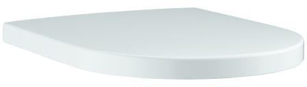 GROHE WC-Sitz Euro Keramik 102501 Soft Close mit Deckel alpinweiß – Absenkautomatik, Quick Release