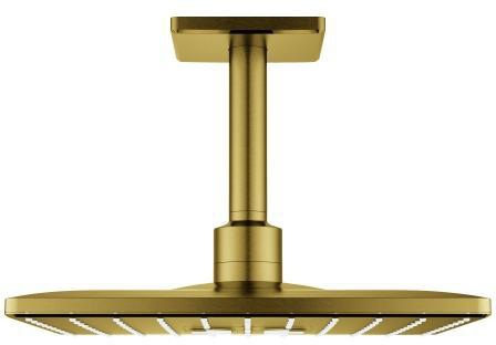GROHE Rainshower SmartActive 310 Cube Kopfbrauseset mit Deckenauslass 142 mm – Chrom