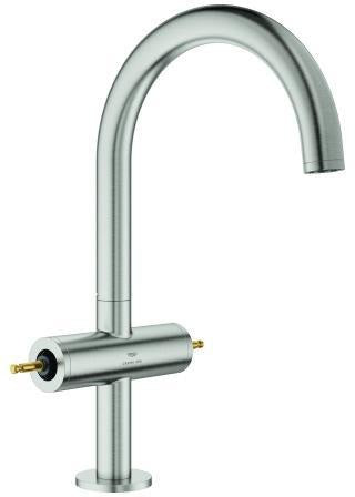 GROHE Atrio Private Collection Waschtisch-Einlochbatterie L-Size chrom – für Hebelgriffe