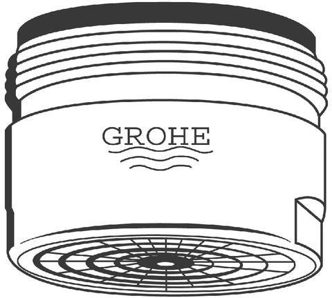 GROHE Mousseur 13927 Strahlregler Durchflussklasse C 30 l/min M28x1 chrom