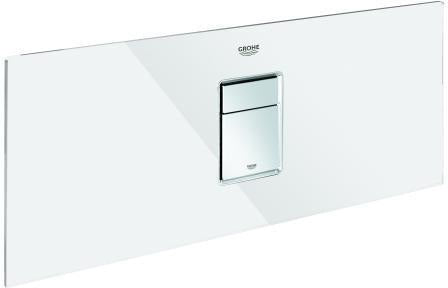 GROHE Abdeckplatte 42481 mit Drucktaste für Rapid SL Glasmodul moon white