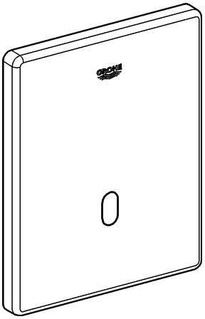 GROHE Tectron Skate Urinal-IR-Elektronik 6V FMS für Rapido U/UMB – Chrom, berührungslos