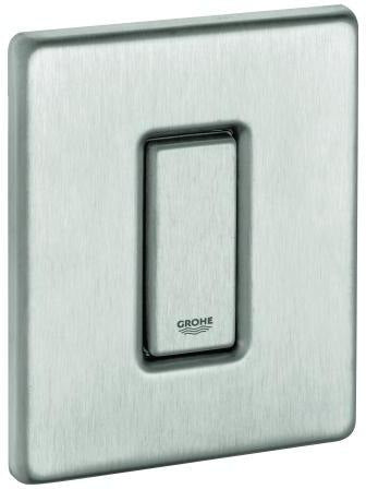 GROHE Abdeckplatte 42377 mit Drucktaste – Chrom für WC-Betätigung