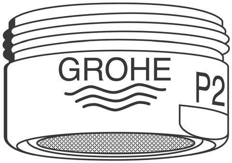 GROHE Strahlregler 13959 M22x1 chrom – Innengewinde, Durchflussbegrenzer, 9 l/min