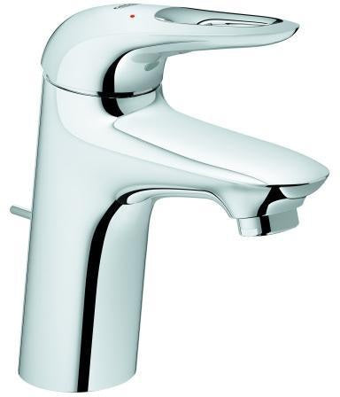 GROHE Eurostyle Einhand-Waschtischbatterie S-Size mit Zugstangen-Ablaufgarnitur, Chrom