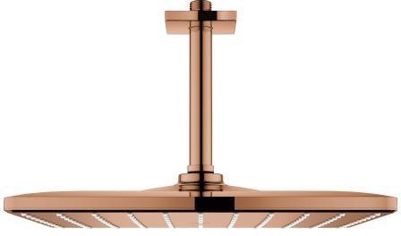 GROHE Rainshower Mono 310 Cube Kopfbrause-Set Deckenauslass 142 mm, 1 Strahl, 7,5 l/min, Chrom