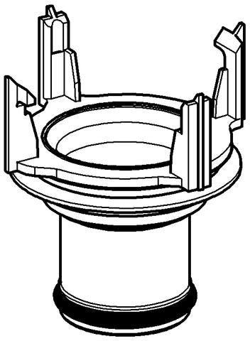 GROHE Austauschsitz 43549 – Passgenauer Ersatz für WC-Sitz 319.10.200