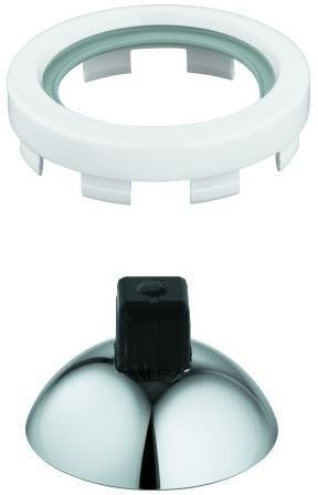 GROHE Abdeckelement 46663 Chrom – Passgenaue Abdeckkappe für GROHE Armaturen