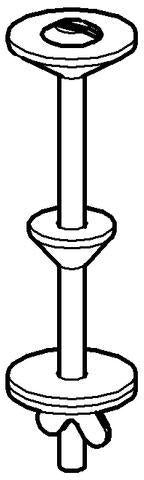 GROHE Befestigungssatz 43500 für Servo-SET – Komplettes Montageset