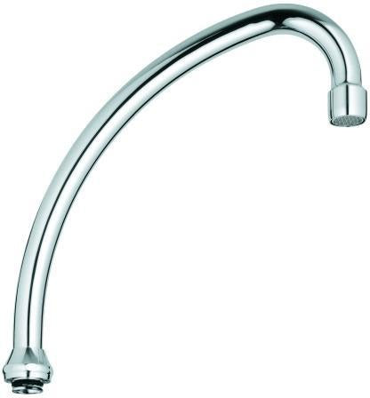 GROHE Auslauf 13047 chrom – Rohrauslauf aus Messing mit Long-Life Oberfläche