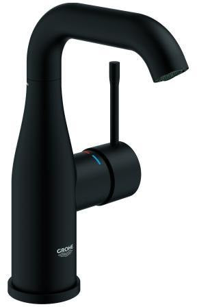 GROHE Essence Einhand-Waschtischbatterie M-Size U-Auslauf Chrom – schwenkbarer Auslauf & SilkMove