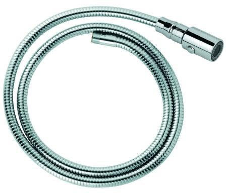 GROHE Minta Spülbrause 46592 in Chrom – 2 Strahlarten & Antikalk-System