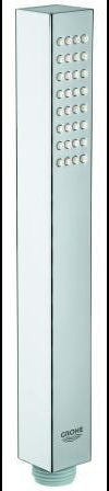 GROHE Euphoria Cube Stick Handbrause – 1 Strahlart, 8,2 l/min, Chrom, Antikalk