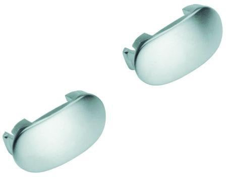 GROHE Abdeckkappe 02490 für Absperr- und Temperaturwählgriff, 2 Stück, Weiß