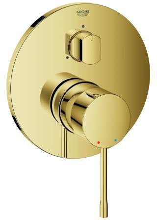 GROHE Essence Fertigmontageset 3-Wege-Umstellung cool sunrise gebürstet