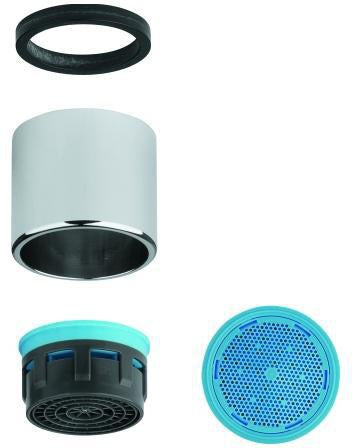 GROHE Mousseur 48418 Strahlregler mit Innengewinde M22 x 1 und Durchflussbegrenzer, chrom