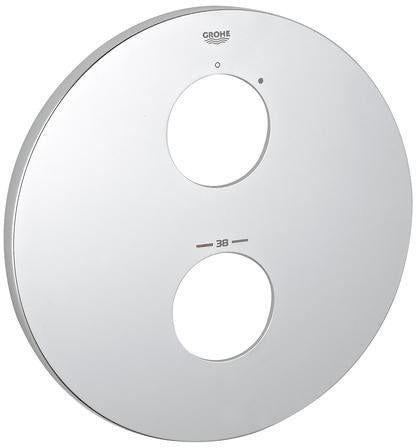 GROHE Rosette 47809 in Chrom – 210 mm Außendurchmesser für Armaturen