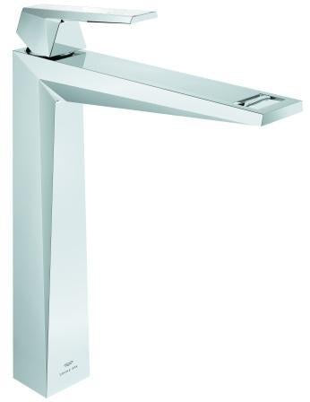 GROHE Allure Brilliant Private Collection Waschtisch-Einhandhebelmischer XL-Size mit White Attica Griff