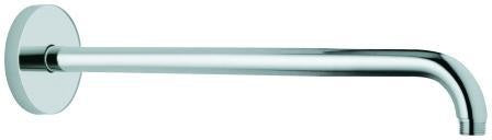 GROHE Rainshower Brausearm 28982 – 378 mm Ausladung, DN15, Chrom, mit Rosette