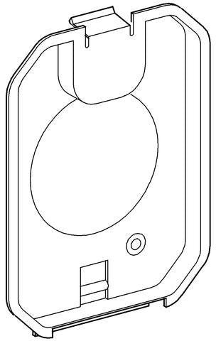 GROHE Blindplatte 43552 für WE-SK – Schutzplatte für WC-Spülkasten, Ersatzteil