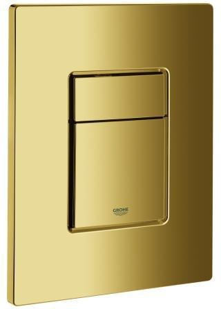 GROHE Abdeckplatte 42371 mit Drucktaste – Chrom, WC-Betätigungsplatte