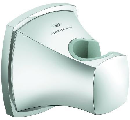 GROHE Grandera Wandbrausehalter 26896 aus Metall in Chrom – verdeckte Wandmontage