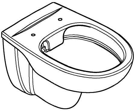 GROHE Bau Keramik Wand-Tiefspül-WC spülrandlos alpinweiß für Unterputz-Spülkasten