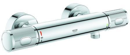 GROHE Grohtherm 1000 Performance Thermostat-Brausebatterie – Wandmontage, chrom