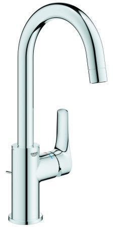 GROHE Eurosmart Einhand-Waschtischbatterie L-Size mit Zugstangen-Ablaufgarnitur, Chrom