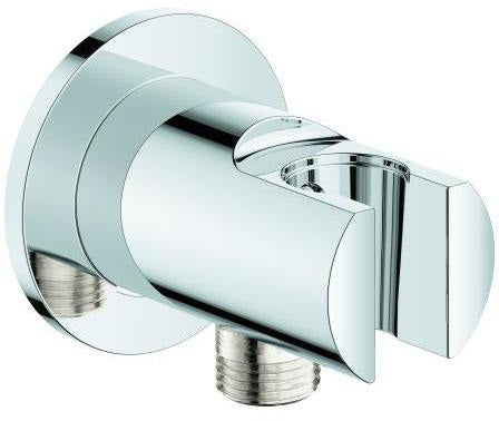 GROHE Tempesta Wandanschlussbogen 1/2 Zoll mit Brausehalter und Rosette in Chrom