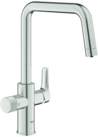 GROHE Blue Pure Eurosmart Spültischbatterie mit Filterfunktion, U-Auslauf, Chrom