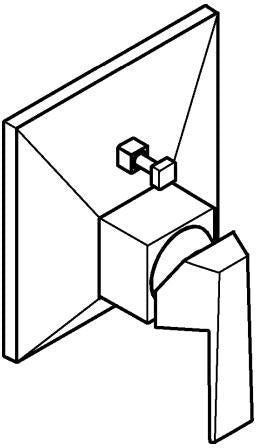 GROHE Allure Brilliant Einhand-Wannenbatterie Fertigmontageset – Chrom, Wandmontage, SilkMove