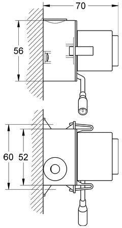 GROHE Schaltnetzteil 66960 – Zuverlässige Stromversorgung für WC- und Bidet-Zubehör
