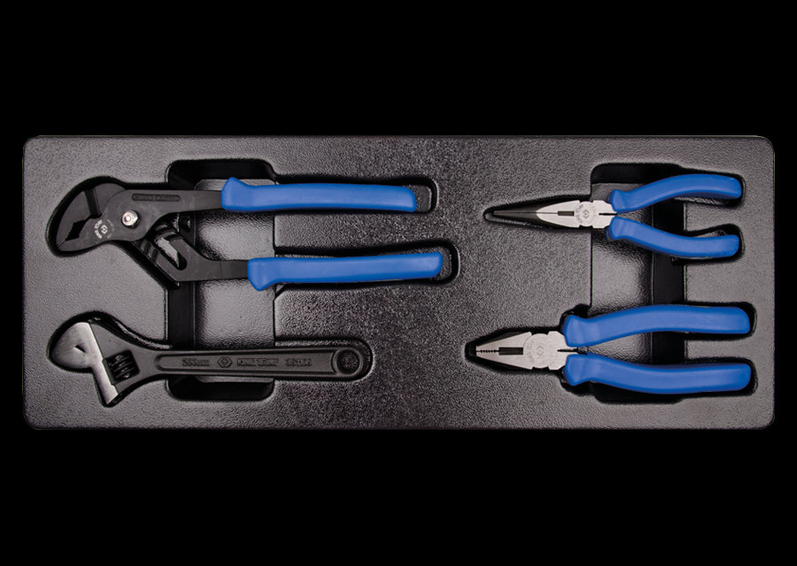 KING TONY Profi-Werkzeuge - Zangen-Modul-Set - 4 tlg. 990104GP